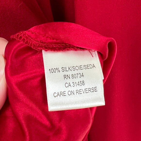 Vintage 100% Silk Y2K 90s Maxi Dress Formal Fancy Wedding Guest Prom Gala Dance - Picture 6 of 8